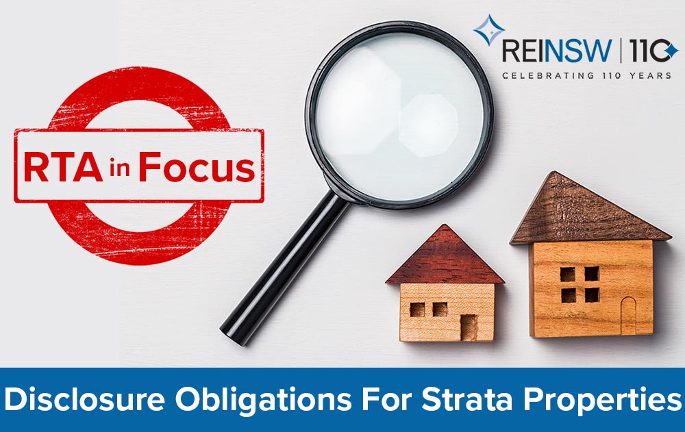 RTA in Focus: Disclosure obligations for strata properties