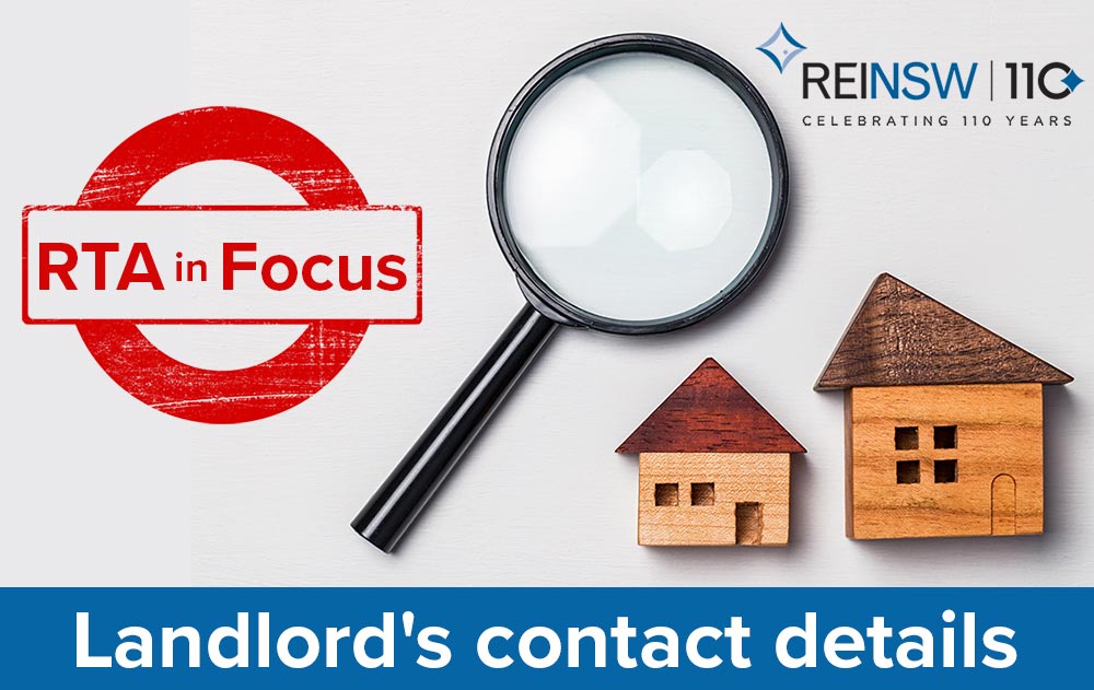 RTA in Focus: Landlord’s contact details