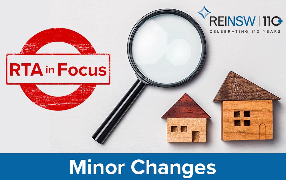 RTA in Focus: Minor Changes