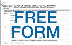 Free form to help you comply with underquoting laws