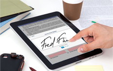 Electronic signatures are legal