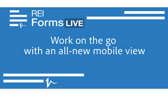 REI Forms Live - Mobile View