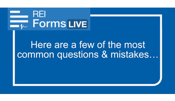 Forms Live - Common Questions & Mistakes