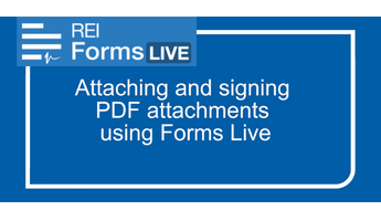Forms Live - PDF Attachment and Signing